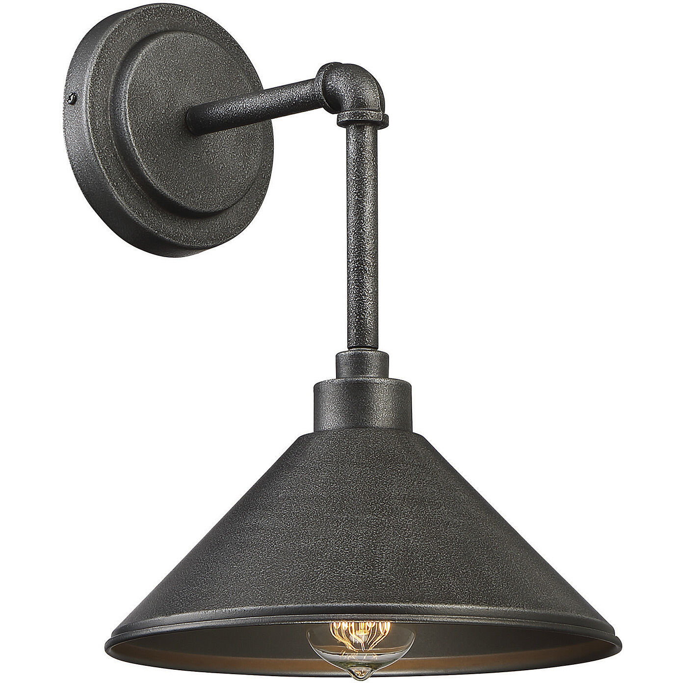 Dansk 1 Light 8 inch Galvanized Metal Wall Sconce Wall Light