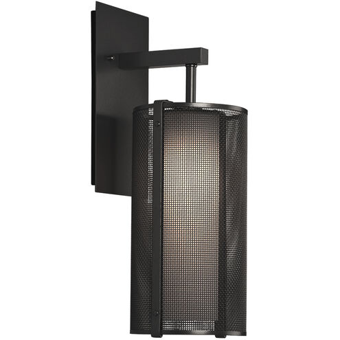 Uptown Mesh 1 Light 5.5 inch Matte Black Indoor Sconce Wall Light