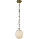Alora Mood Cherise Pendant Ceiling Light in Brushed Gold