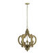 6-Light 6 Light 18 inch Natural Chandelier Ceiling Light