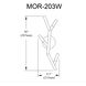Morgan 3 Light 8.5 inch Matte Black Wallchiere Wall Light