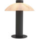 Ch&acirc;tel 19.29 inch 8 watt Bronze Highlight and Alabaster Table Lamp Portable Light