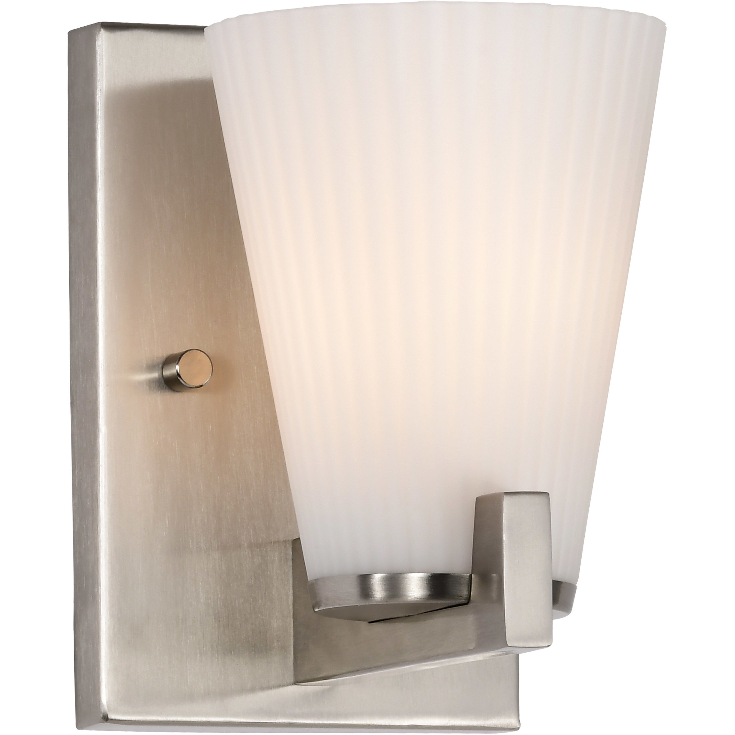 Royale 4.5 inch Brushed Nickel Vanity Wall Light
