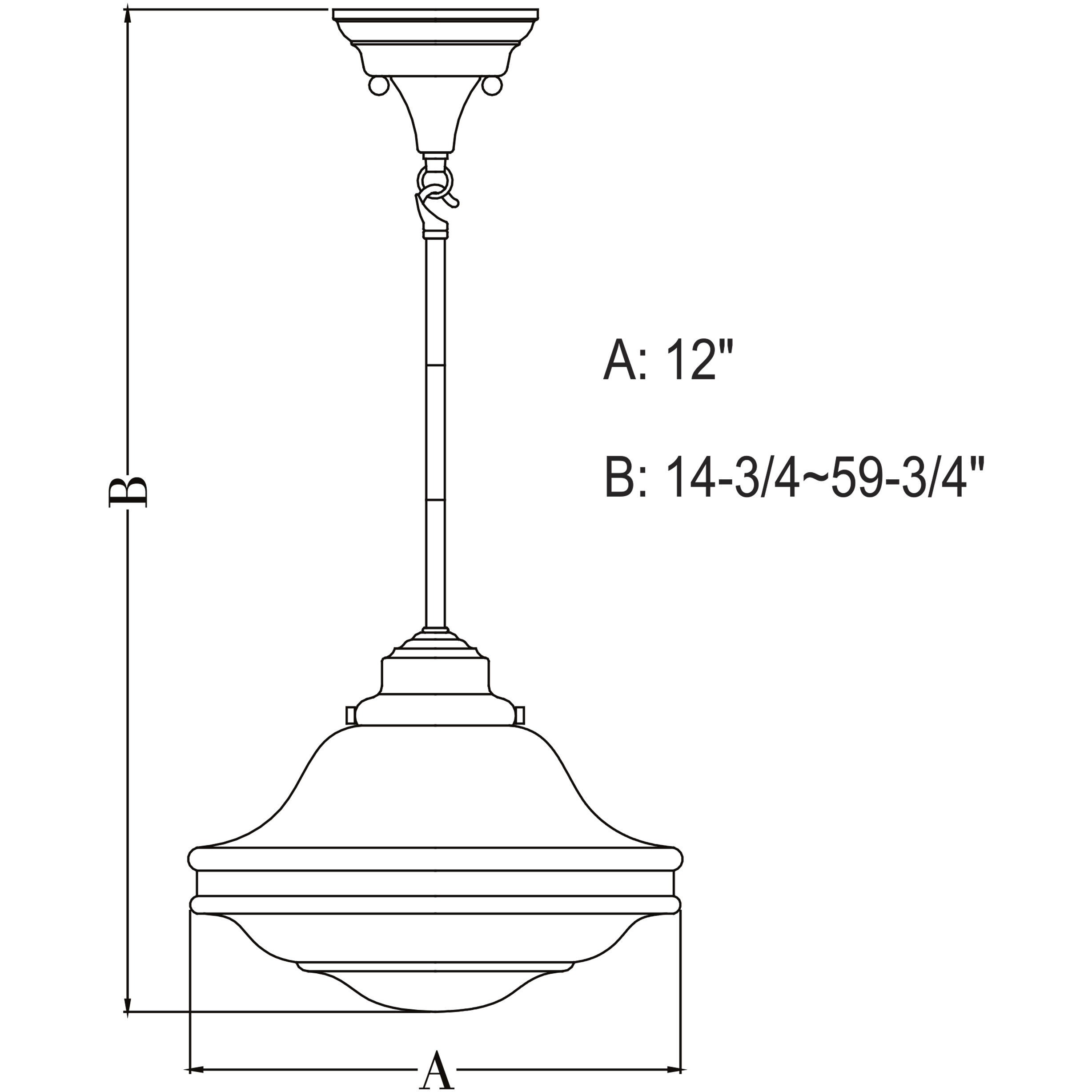 Huntley LED 12 inch Satin Nickel Pendant Ceiling Light