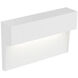 Marquee 120V 3.00 watt White Steplight, Horizontal