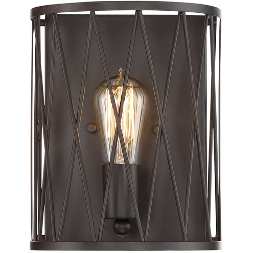 Arris 1 Light 8 inch Vintage Bronze Wall Sconce Wall Light