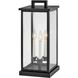 Estate Series Weymouth 3 Light 9.00 inch Post Light & Accessory