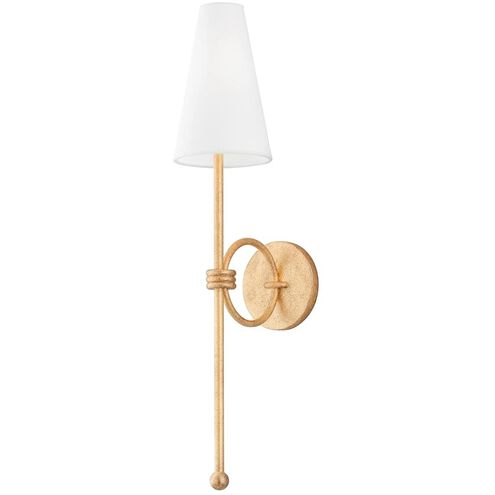 Magnus 1 Light 5 inch Vintage Gold Leaf Wall Sconce Wall Light