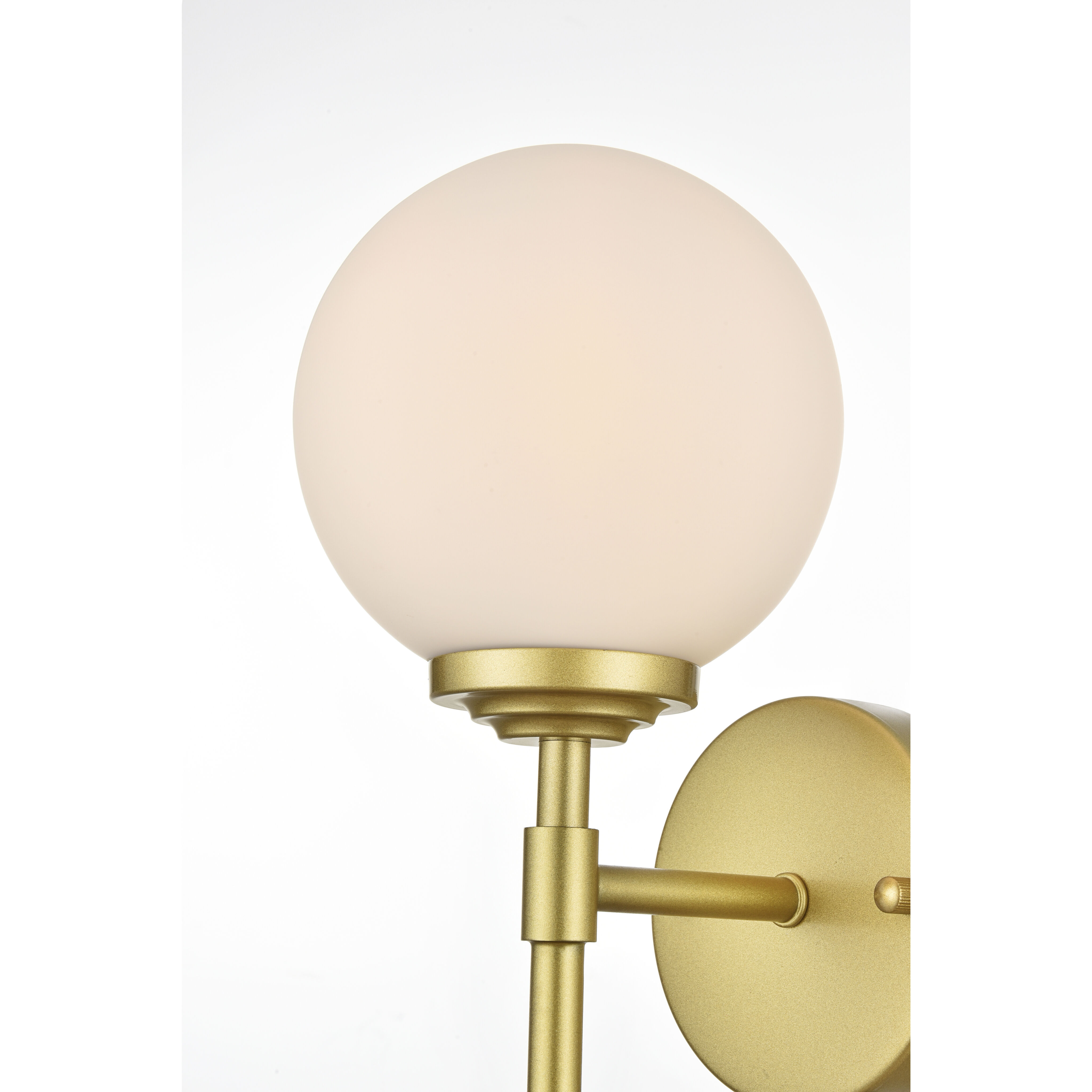 Ansley 1 Light 6 inch Brass Bath Sconce Wall Light