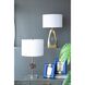 Geode 27.5 inch 40.00 watt Gold/White Table Lamp Portable Light