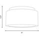 Drew & Jonathan Dartmore 1 Light 10 inch Midnight Black Flush Mount Ceiling Light, Small