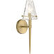 Shellbourne 1 Light 5 inch Warm Brass Wall Sconce Wall Light