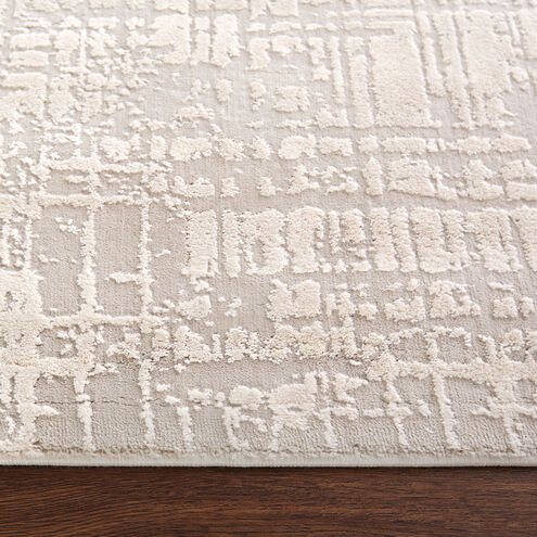 Kemer 114 X 79 inch Ivory/White Rug in 6 x 9
