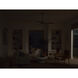 Sylvia 4 Light 120 Brushed Natural Brass Rail Light Ceiling Light