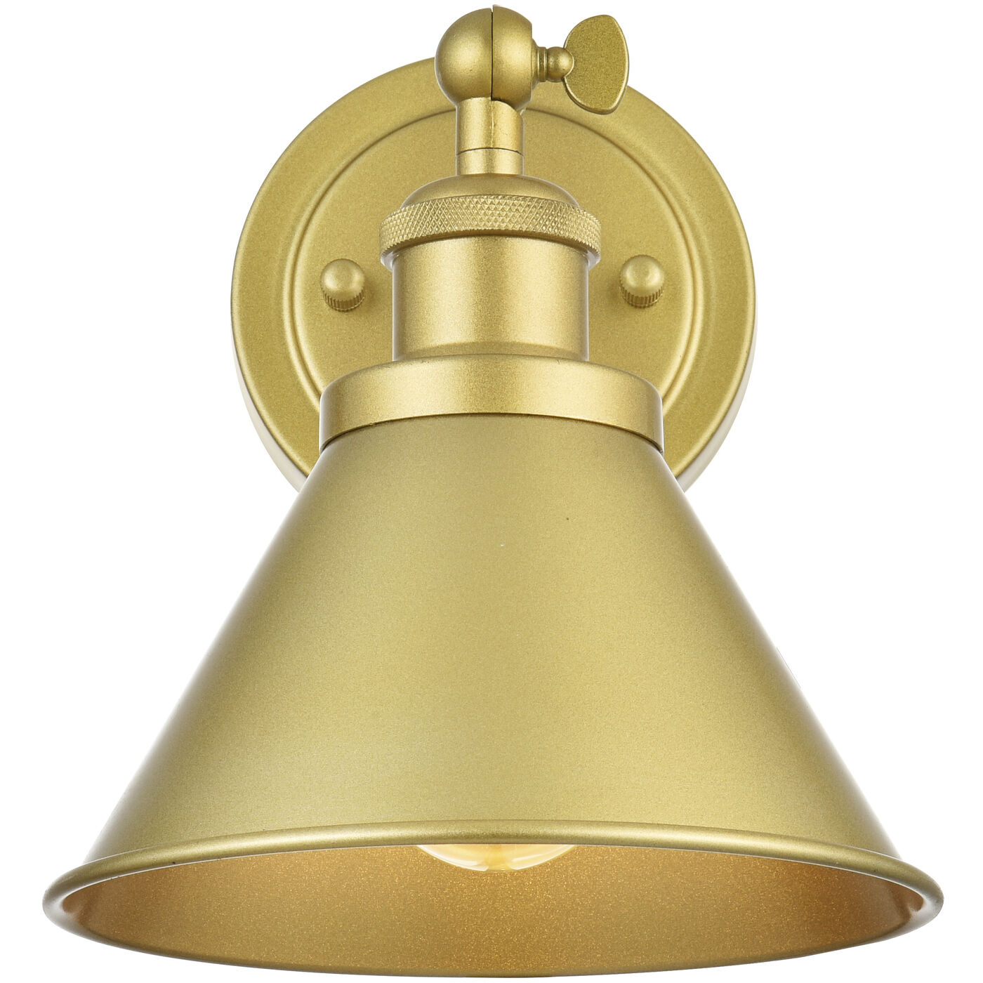 Bentley 1 Light 7 inch Brass Bath Sconce Wall Light