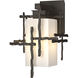 Tura 1 Light 13.6 inch Coastal Dark Smoke Outdoor Sconce, Small