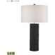 Punk 30 inch 9.50 watt Black Table Lamp Portable Light in LED, 3-Way