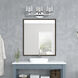 Bernardino 3 Light 23.75 inch Polished Chrome Vanity Wall Sconce Wall Light