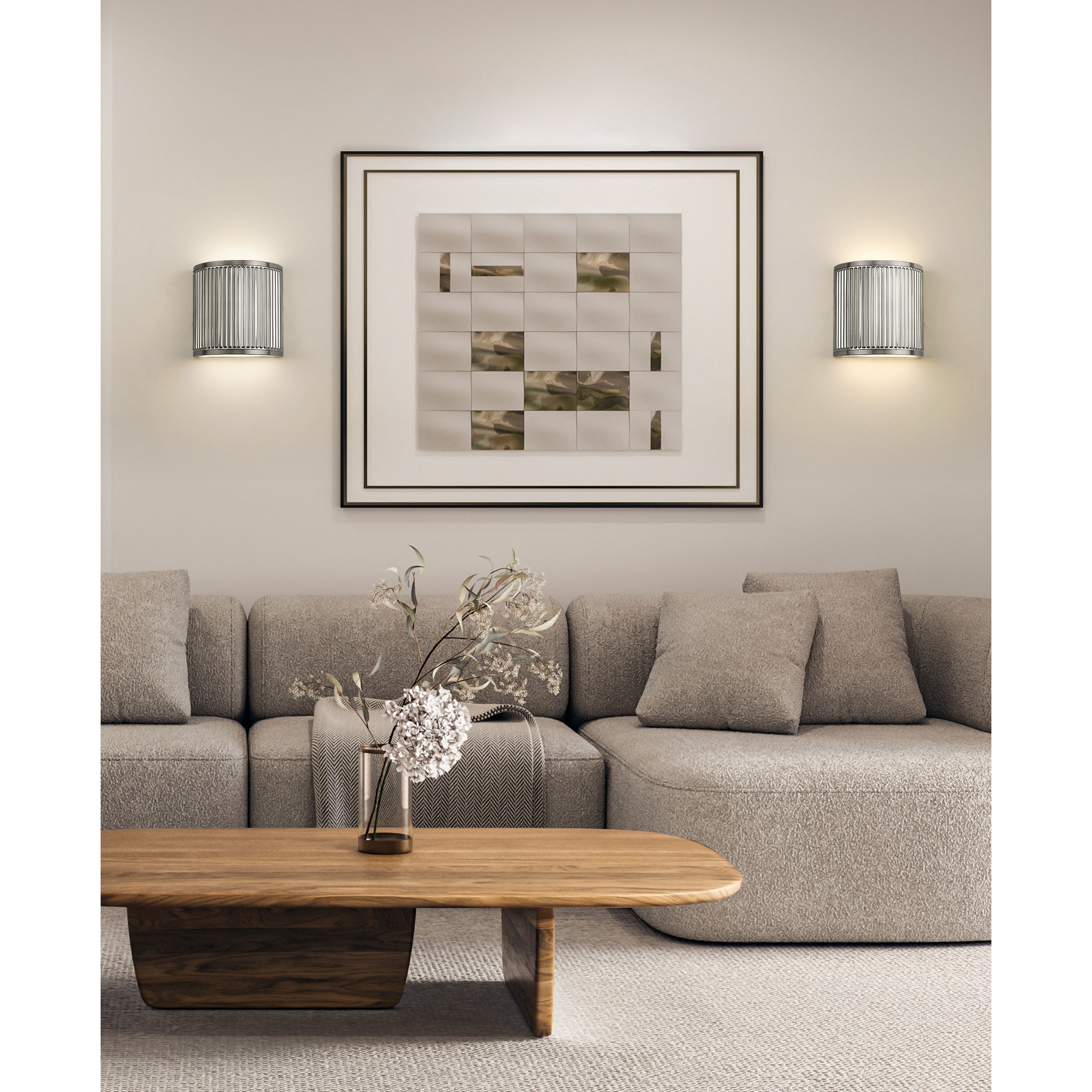 Stari Wall Sconce Wall Light in Brushed Nickel
