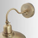 Dewitt 1 Light 10.25 inch Aged Brass Sconce Wall Light