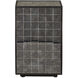 Mosaico 20 X 12.75 inch Ebony and Antique Mirror Accent Table