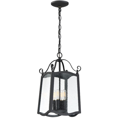 Glenwood 4 Light 9 inch Black Outdoor Hanging Lantern