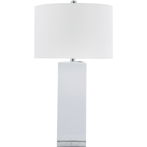 Minimalist 28 inch 60 watt White Table Lamp Portable Light