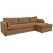 Burrow Brown Sleeper Sectional With Storage Chaise in Right, Right