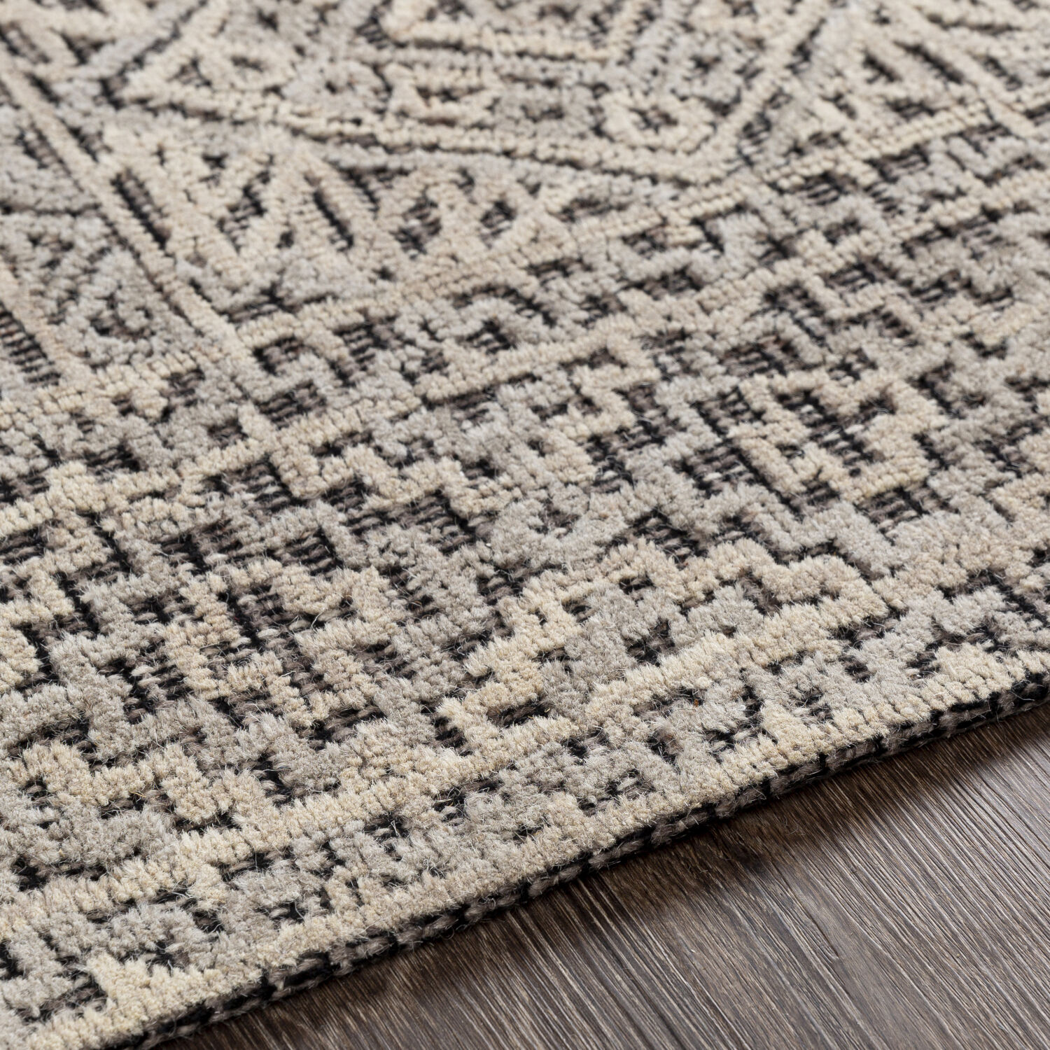 Oakland 120 X 96 inch Black Rug in 8 x 10, Rectangle