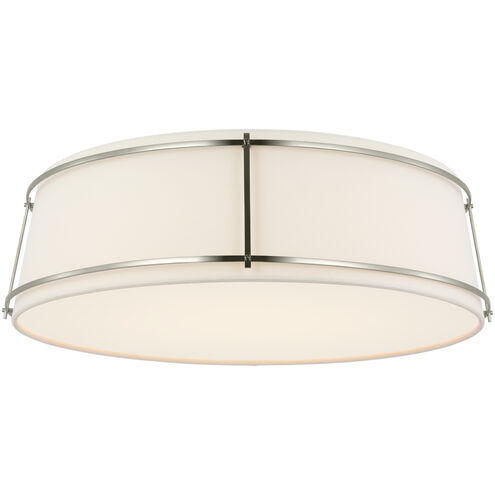 Carrier and Company Callaway LED 22.25 inch Polished Nickel Flush Mount Ceiling Light