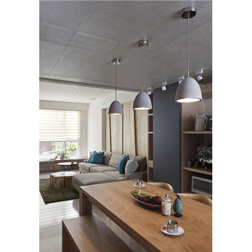 Castle 1 Light 7.8 inch Chrome Mini Pendant Ceiling Light, Small