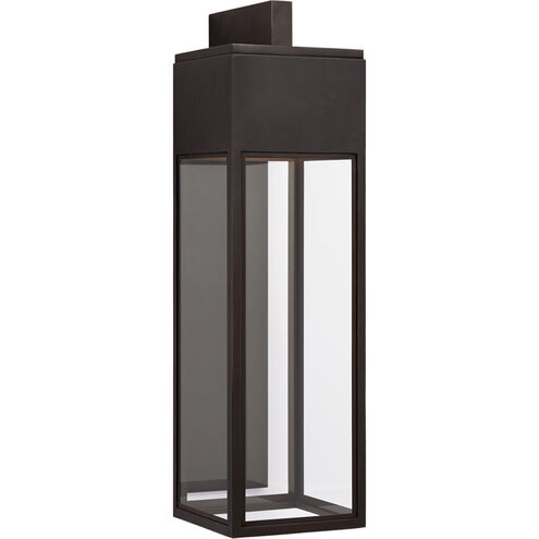 Chapman & Myers Irvine LED 35 inch Bronze Outdoor Bracketed Wall Lantern, Grande