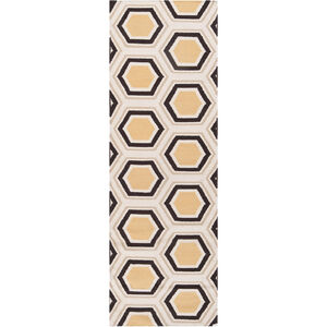 Fallon 96 X 30 inch Camel, Dark Brown, Beige Rug