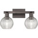 Arcadia Athens 2 Light 16.88 inch Oil Rubbed Bronze Bath Vanity Light Wall Light