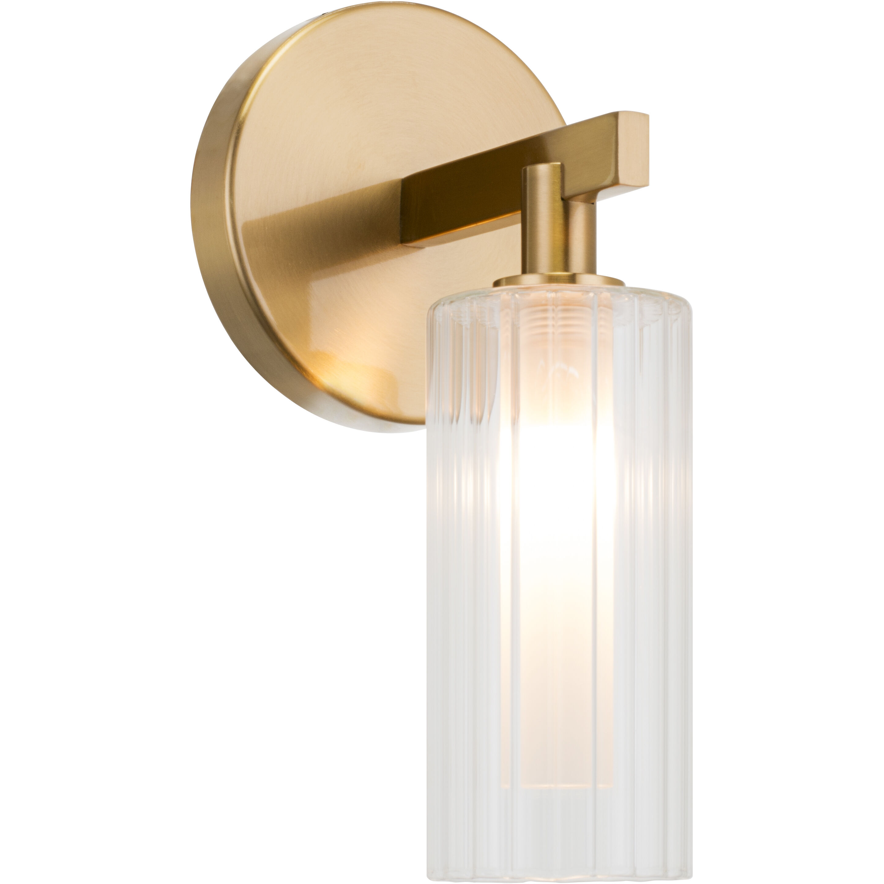 Kristof LED 4.75 inch Aged Gold Brass Wall Sconce Wall Light