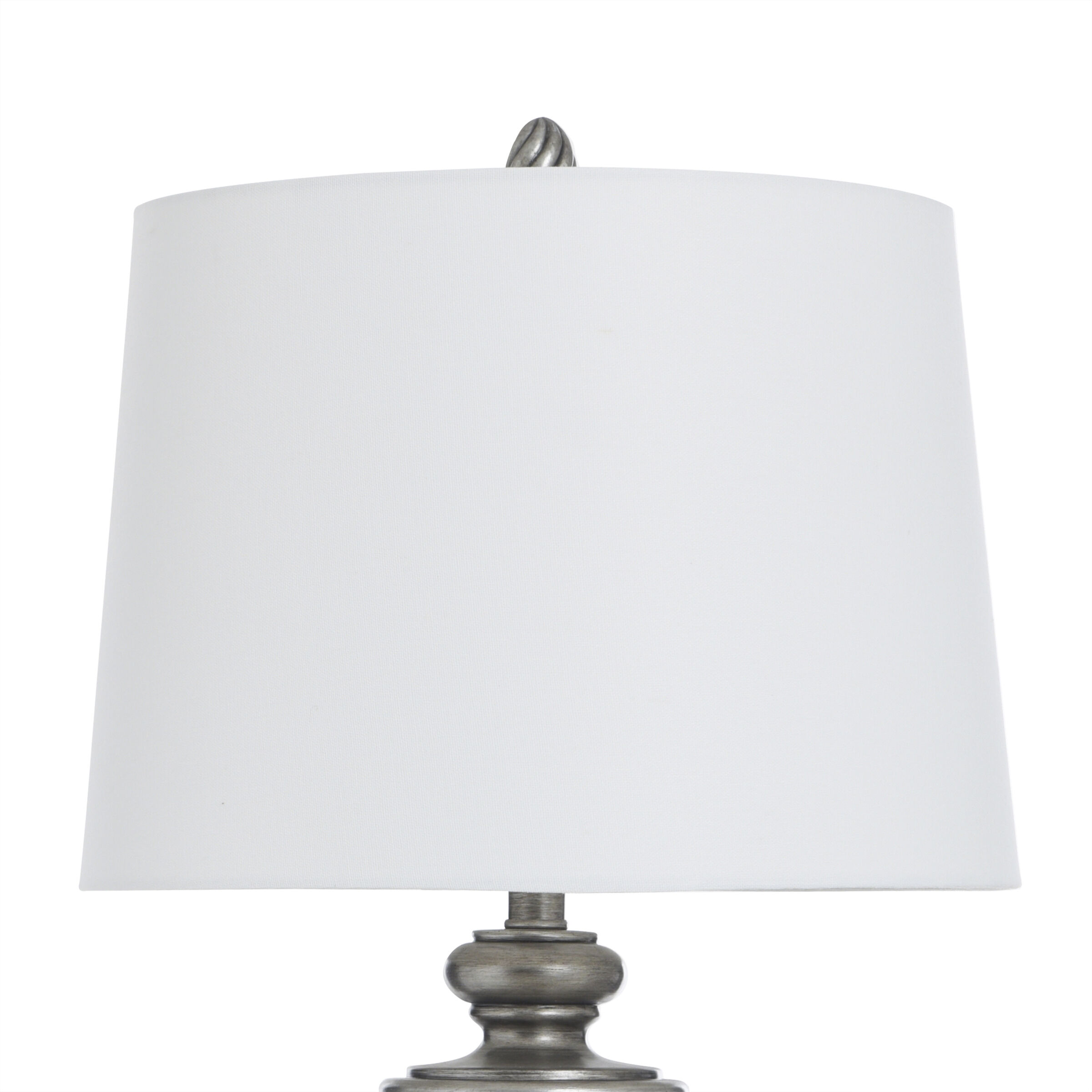 Worthby 32 inch 150.00 watt Dark Silver Table Lamp Portable Light