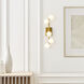 Sean Lavin Altair Bath Vanity Wall Light in Burnished Brass