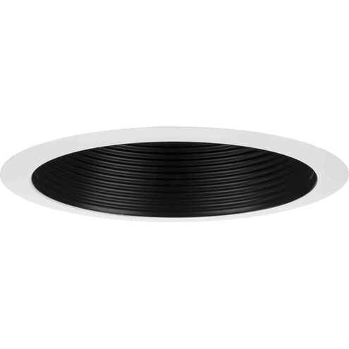 6in Recessed Trim PAR38 Black Step Baffle Trim