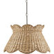 Annabelle 1 Light 24.25 inch Mole Black Pendant Ceiling Light, Large, Suzanne Duin Collection