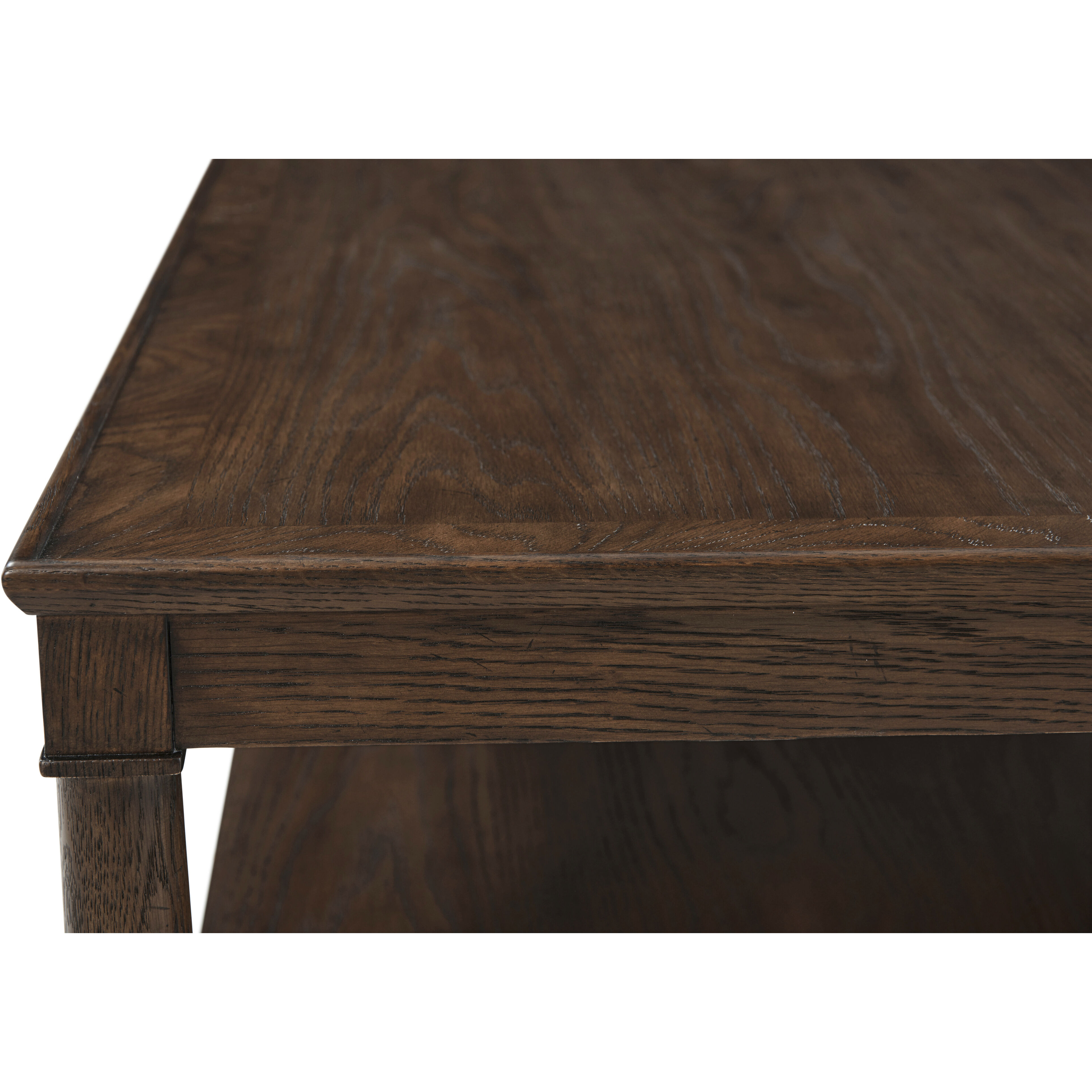 Surrey 50 X 50 inch Brownstone Cocktail Table, Wooden