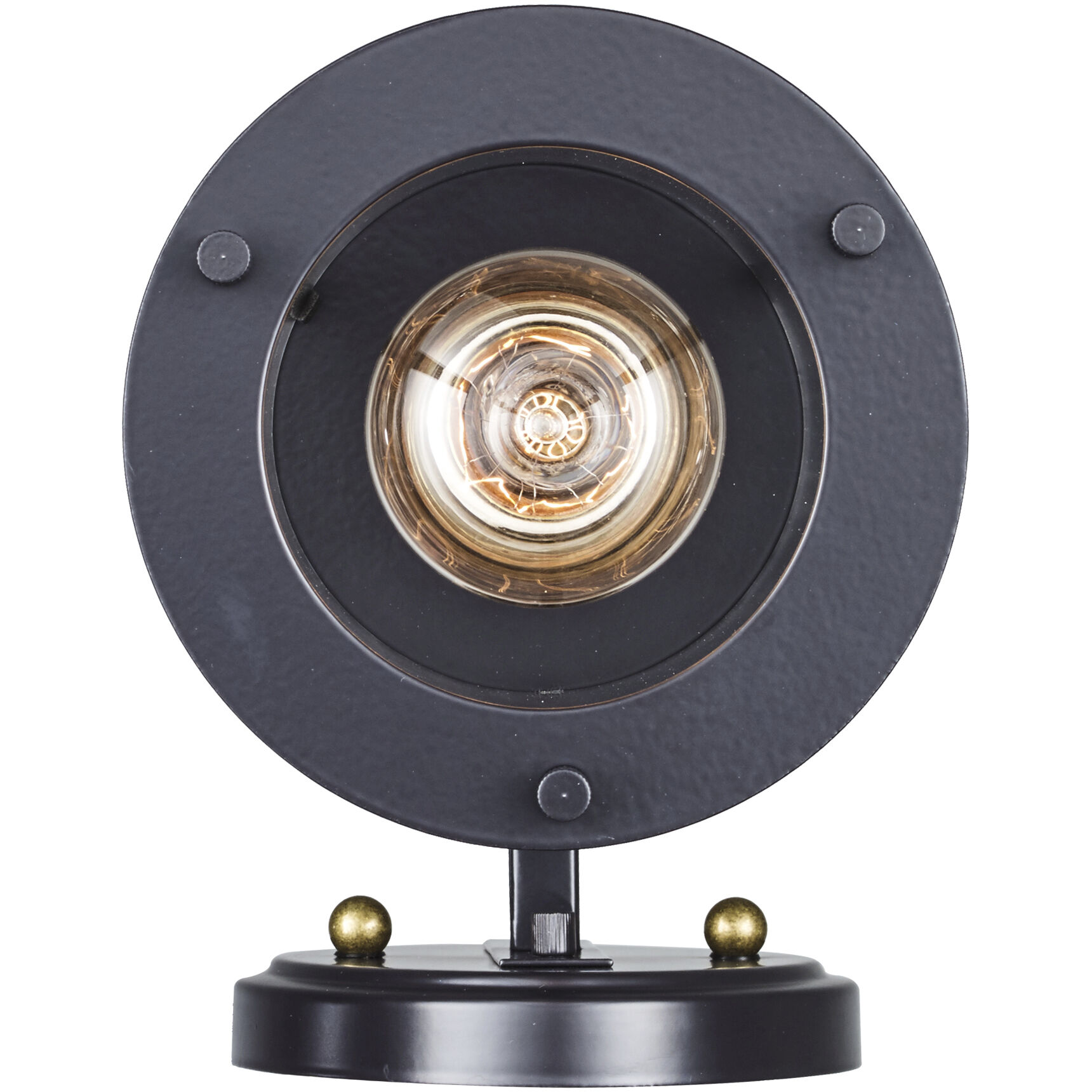 Blues 1 Light 16 inch Rubbed Oil Bronze and Antique Brass Outdoor Wall Lantern