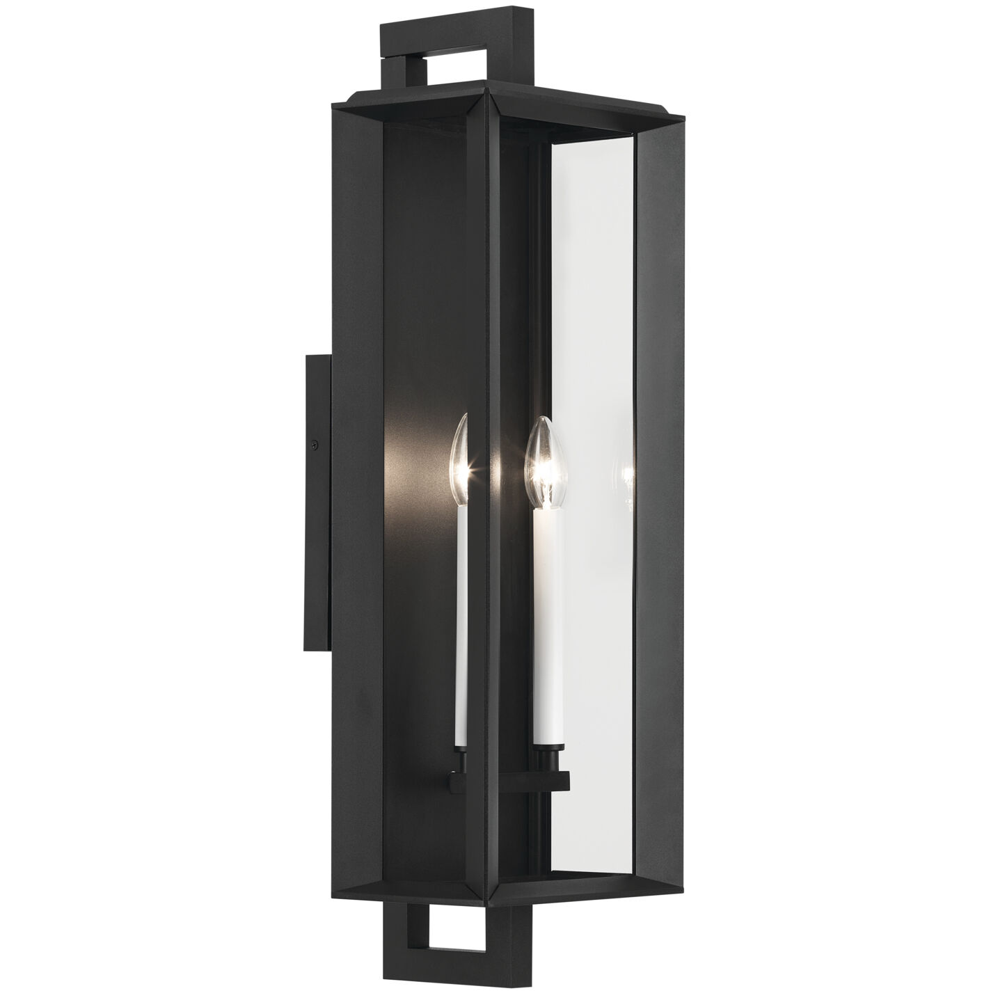 Black square outdoor wall lights 2025