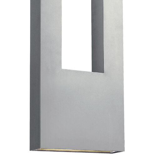 Atlantis LED 36 inch Titanium Outdoor Wall Mount Lantern, Extra Large