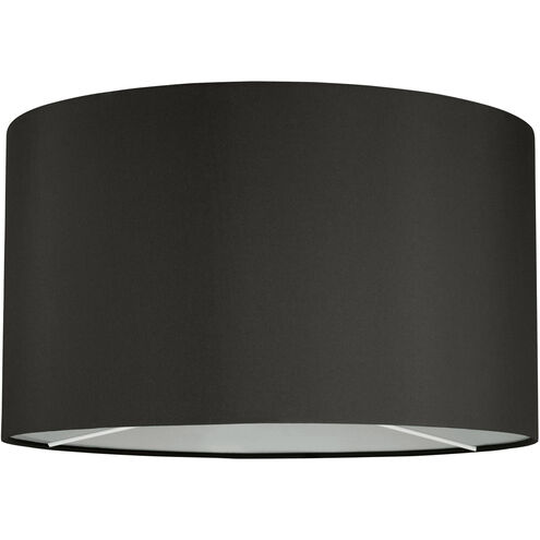 Santander Black and White 15 inch Floor Lamp Shade