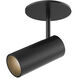 Downey LED 2.38 inch Black Semi-Flush Mount Ceiling Light