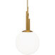 Sybil LED 13.75 inch Aged Brass Indoor Hanging Lighting Ceiling Light in 2700K