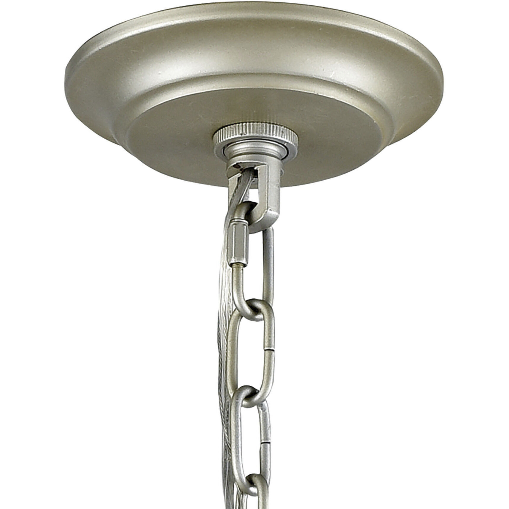 Mullica 6 Light 28 inch Aged Silver Chandelier Ceiling Light