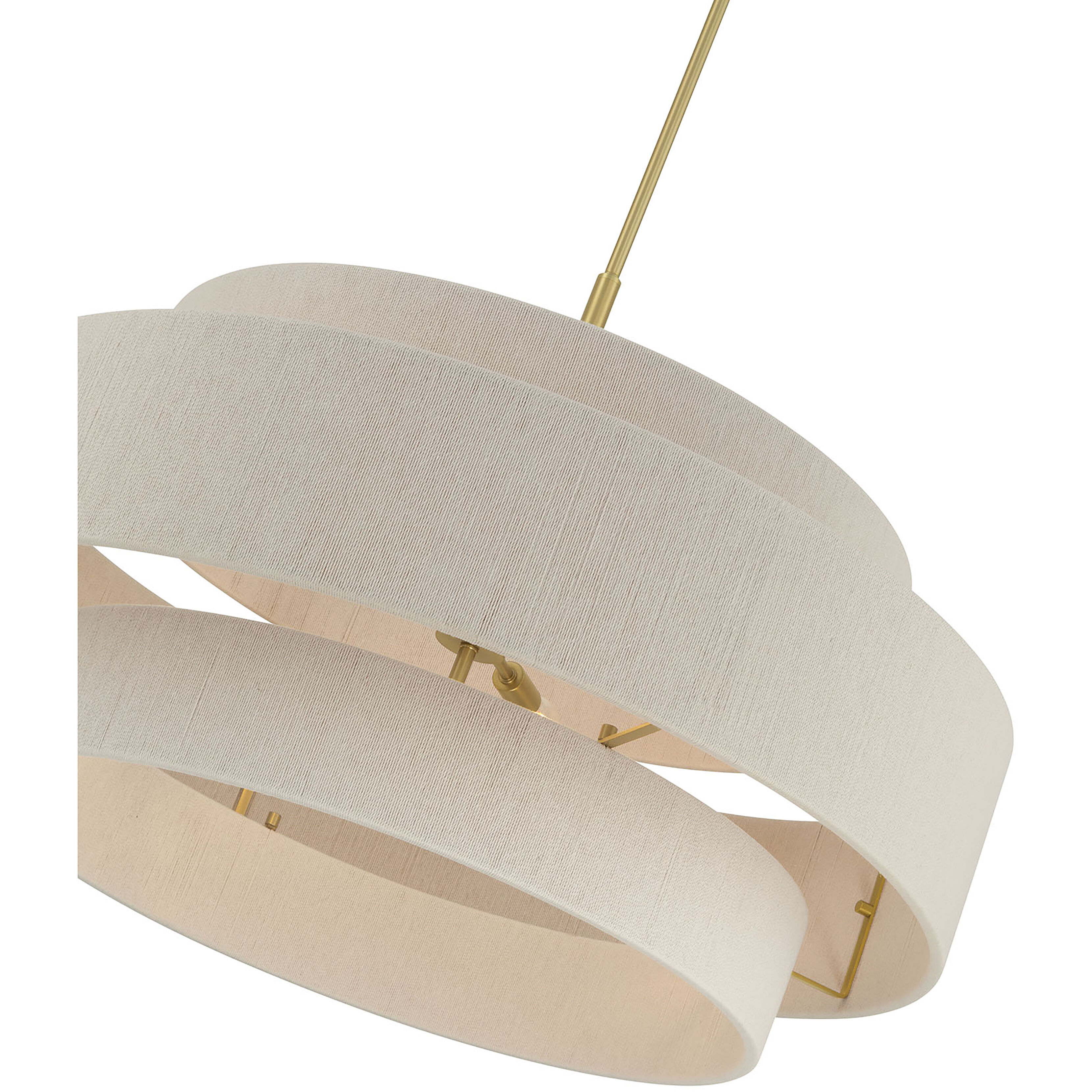 Helbert 6 Light 30 inch Vintage Brass Pendant Ceiling Light