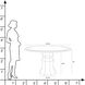 Kinsley 54 inch Light Beige Burl and Light Beige Dining Table