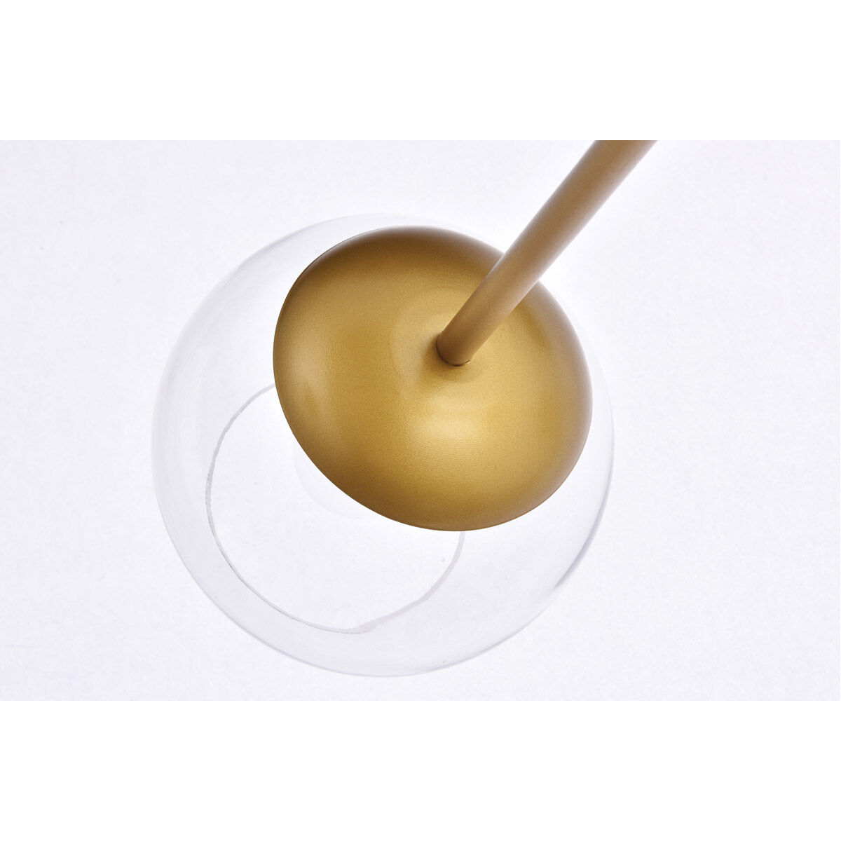 Briggs 6 Light 30 inch Brass Pendant Ceiling Light